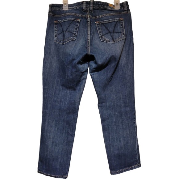 Kut from the Kloth Straight Skinny Denim Jeans 9" Rise - Stretch - Size 10 - 34W - Picture 3 of 8